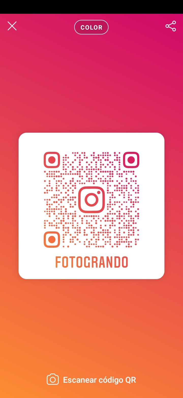 codigo QR instagram